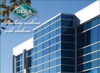 Canadian Business Executive Journal Ad for Desa Glass