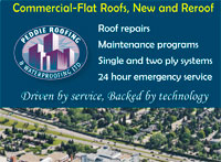 BOMA Magazine Ad for Peddie Roofing