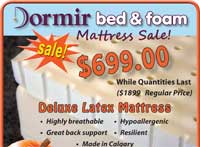 Metro Ad (October) for Dormir Bed & Foam